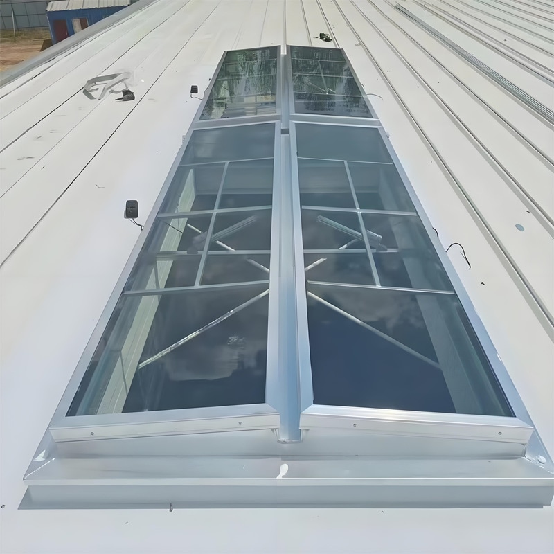 三角型電動排煙天窗